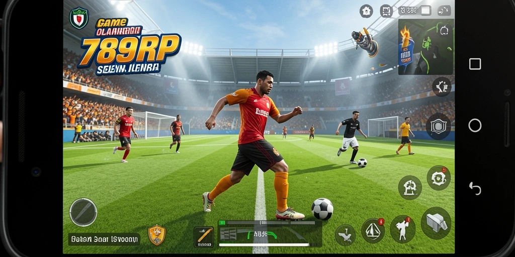 Tampilan gameplay 789RP dengan aksi olahraga yang seru.
