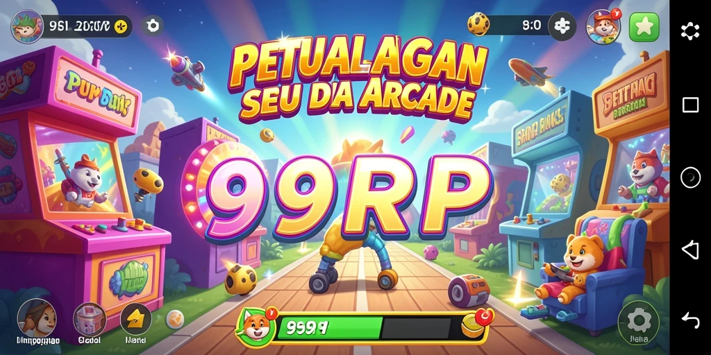 Tampilan gameplay menarik dari 99RP dengan grafis yang vibrant.