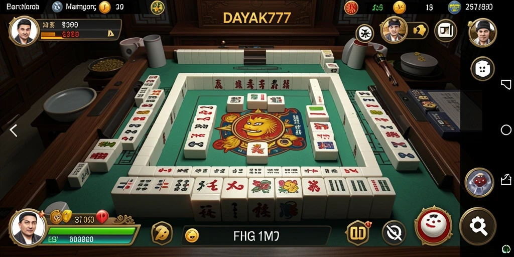 Gameplay seru dan menantang dari DAYAK777 Mahjong.