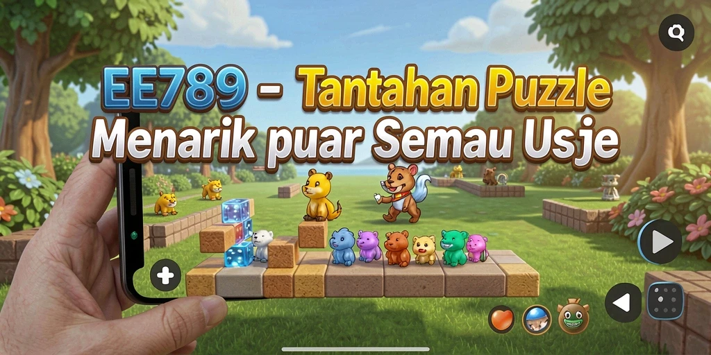 Tampilan gameplay menarik dari EE789 game Puzzle.