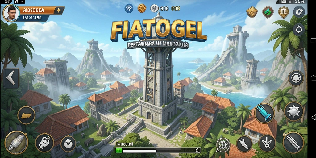 Tampilan gameplay <strong>FIATOGEL</strong> yang mendebarkan dalam aksi Tower Defense.