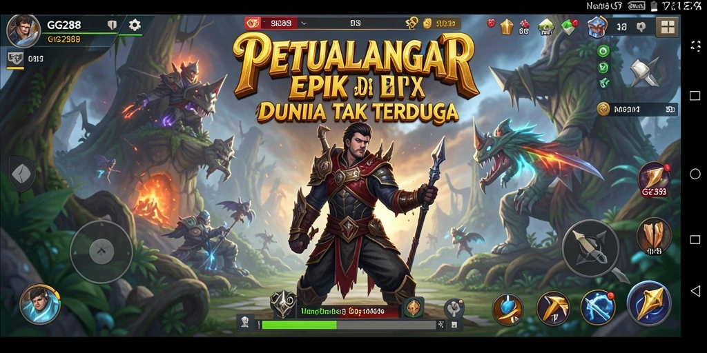 Tampilan menakjubkan dari gameplay petualangan GG288.
