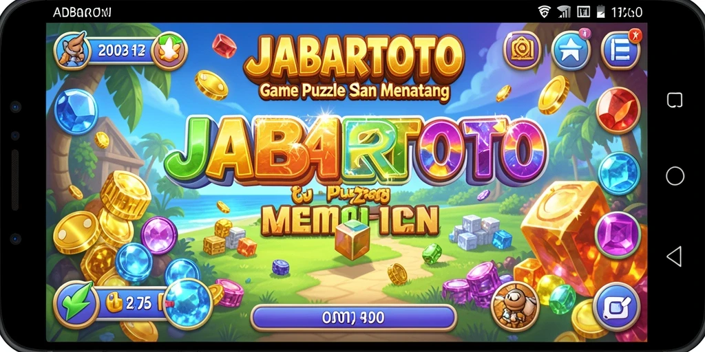 Tangkapan layar gameplay JABARTOTO menampilkan tantangan puzzle yang menarik.