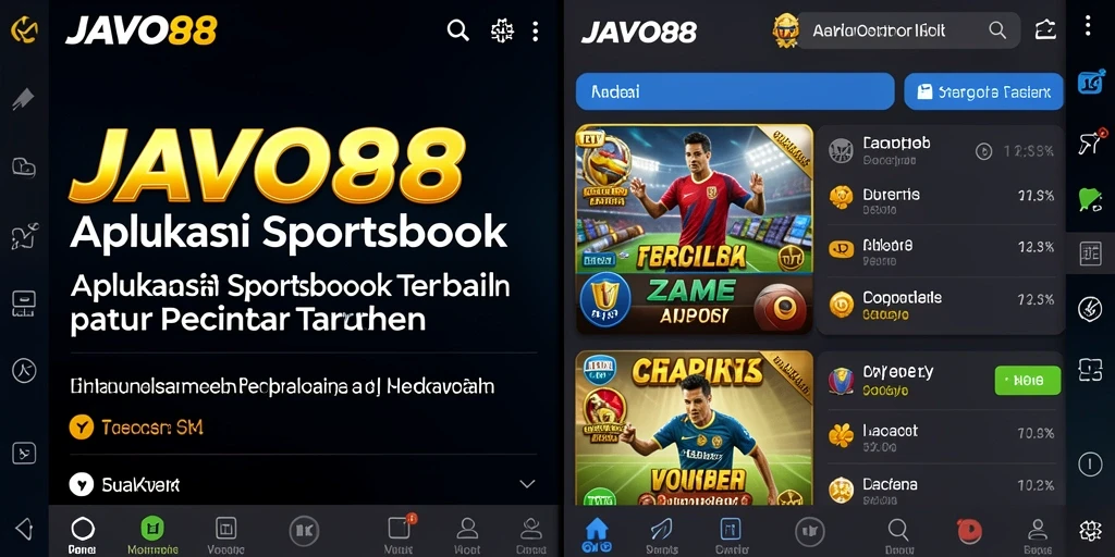Tampilan gameplay JAVO88 yang menarik dan interaktif dalam kategori Sportsbook.