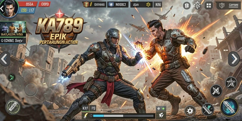 Tampilan aksi gameplay KA789 yang mendebarkan dan seru.