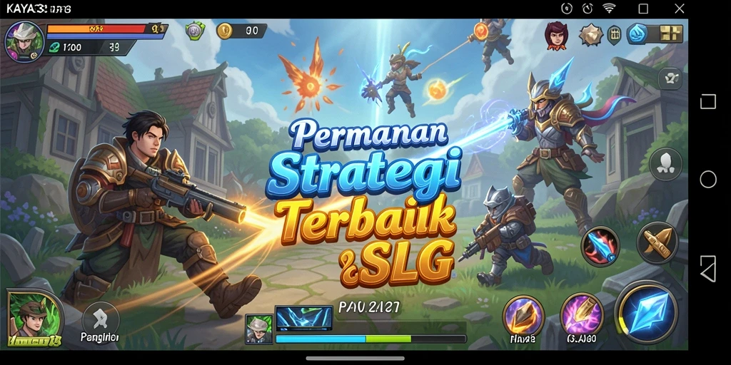 Tampilan gameplay KAYA33 menunjukkan aksi strategis yang seru.