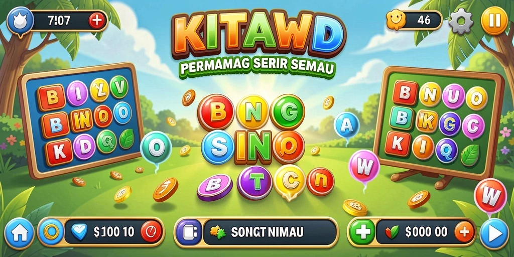Tampilan gameplay seru dari permainan Bingo KITAWD.