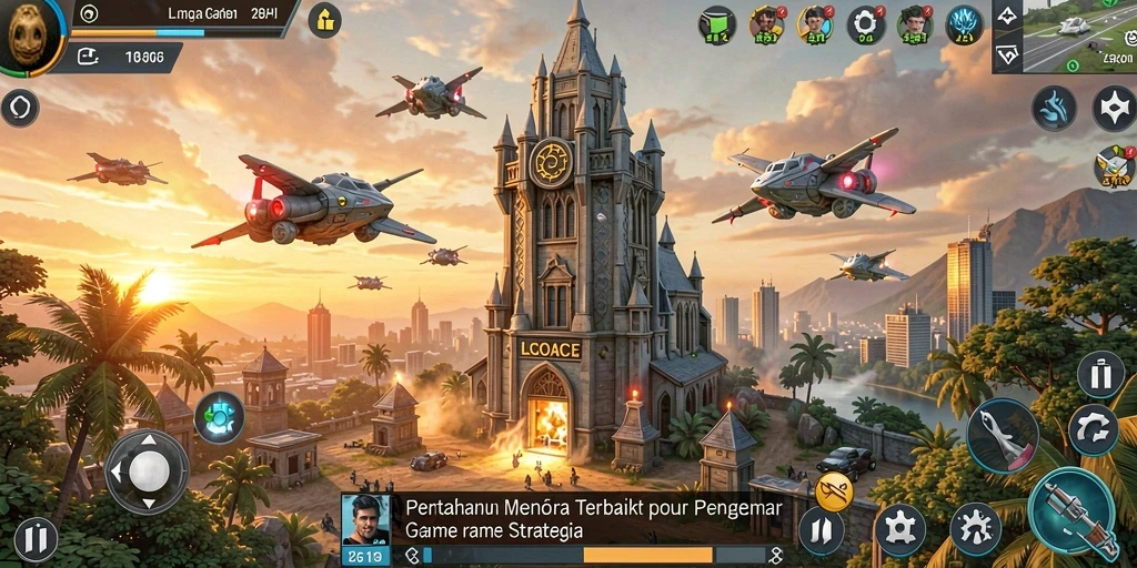 Screenshot LGOACE menampilkan aksi seru dalam Tower Defense. Siap melawan gelombang musuh!