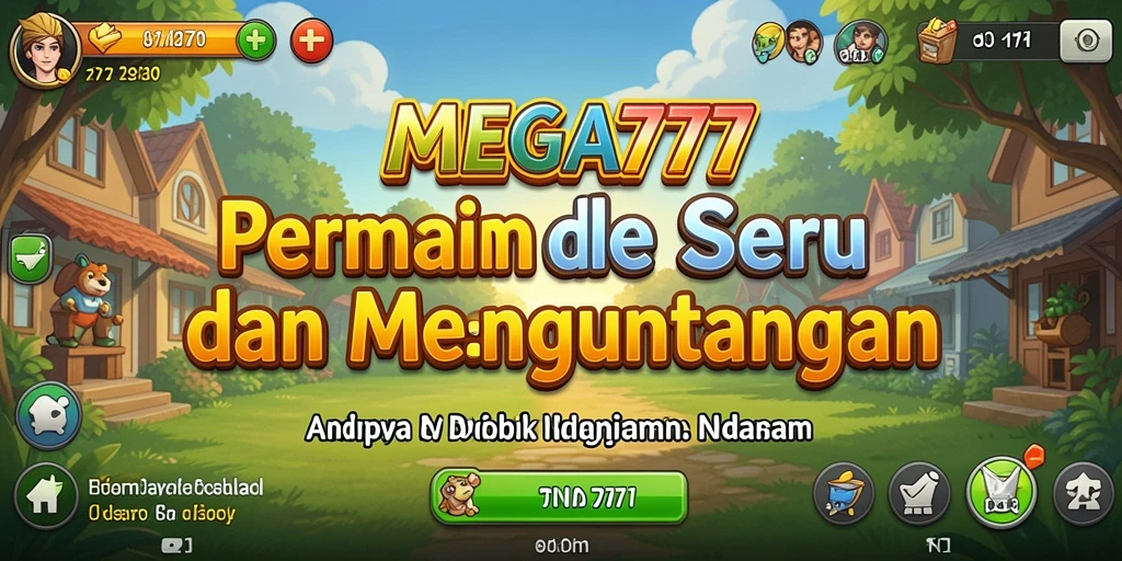 Tampilan gameplay MEGA777 yang menjanjikan dan menghibur.