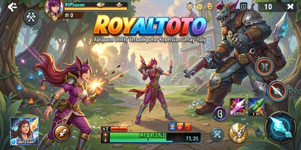 Tampilan antarmuka aplikasi ROYALTOTO yang sederhana dan intuitif.