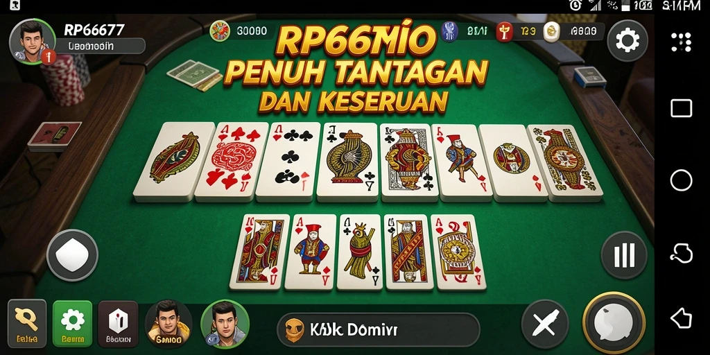 Tampilan gameplay seru dan interaktif RP6677.