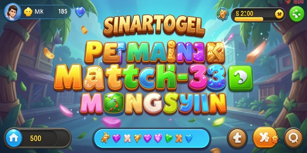 Tampilan gameplay menantang dari SINARTOGEL di layar.