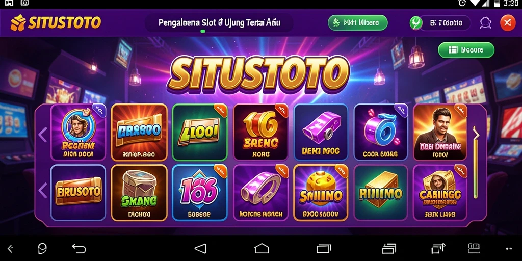 Tampilan gameplay dari SITUSTOTO yang menegangkan dan mengasyikkan.