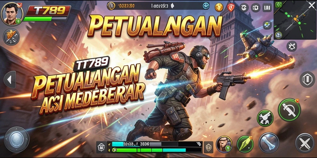 Tangkapan layar gameplay TT789 yang penuh aksi dan petualangan mendebarkan.