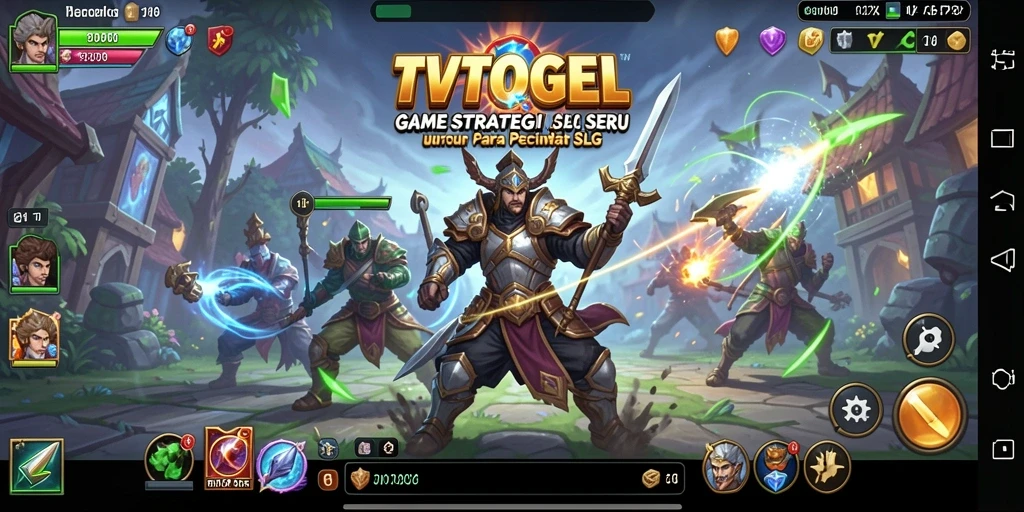 Tampilan gameplay menarik dari TVTOGEL dengan banyak fitur SLG.