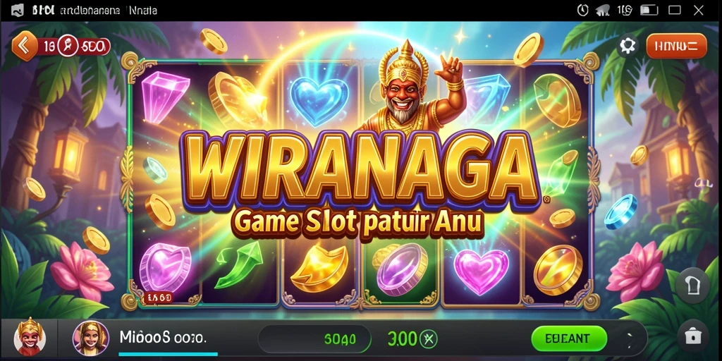 Screenshot gameplay menarik dari WIRANAGA yang menunjukkan keseruan bermain Slot.